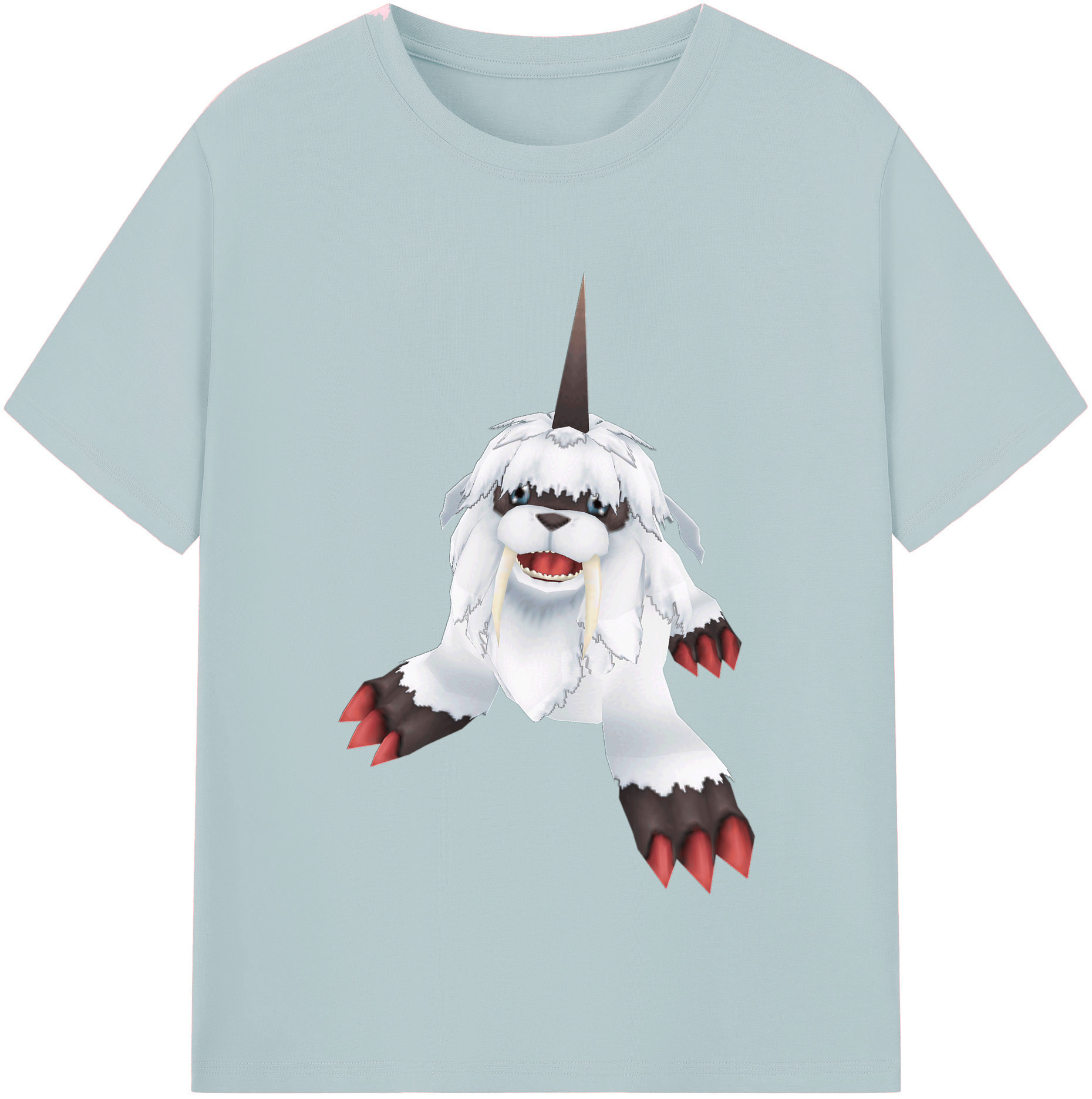 （画像用） Digimon デジタルモンスター/デジモン 綿100％半袖Tシャツ（フロントプリント）